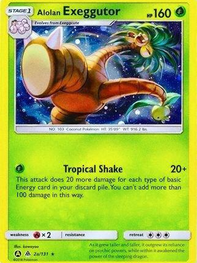 Alolan Exeggutor - 2a/131 #002a 1