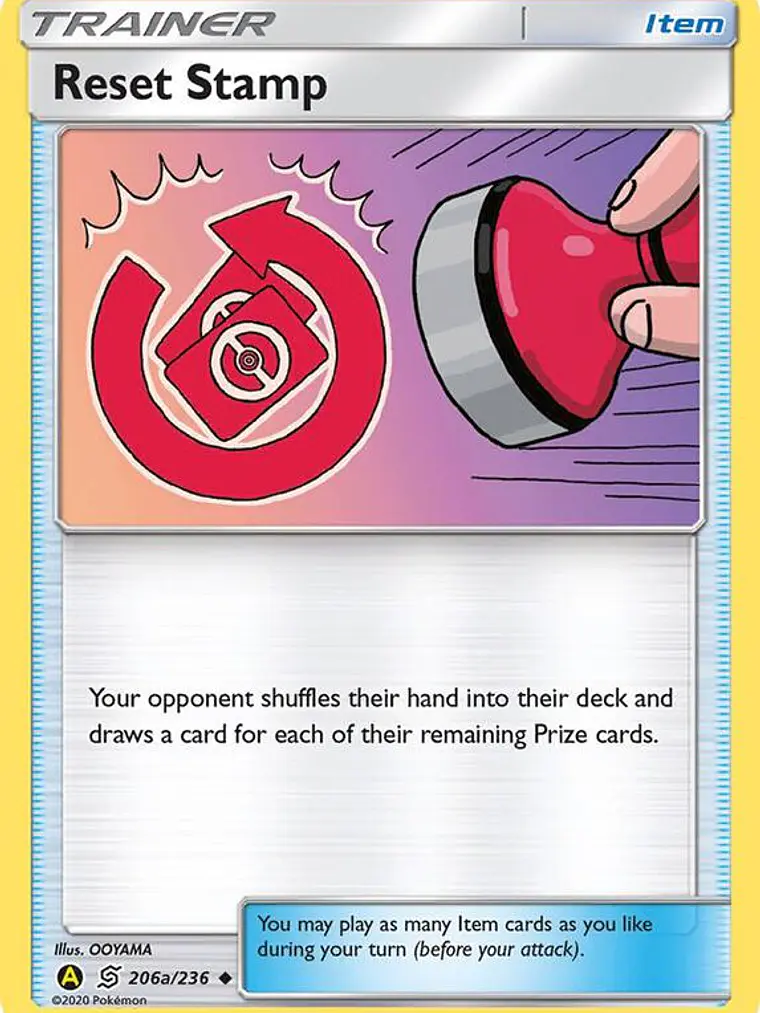 Reset Stamp - 206a/236 #206a 1