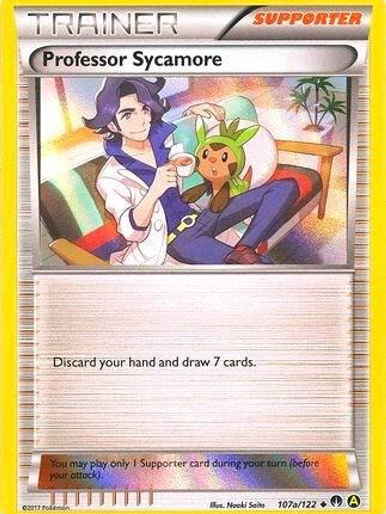 Professor Sycamore - 107a/122 (Holofoil) #107a 1