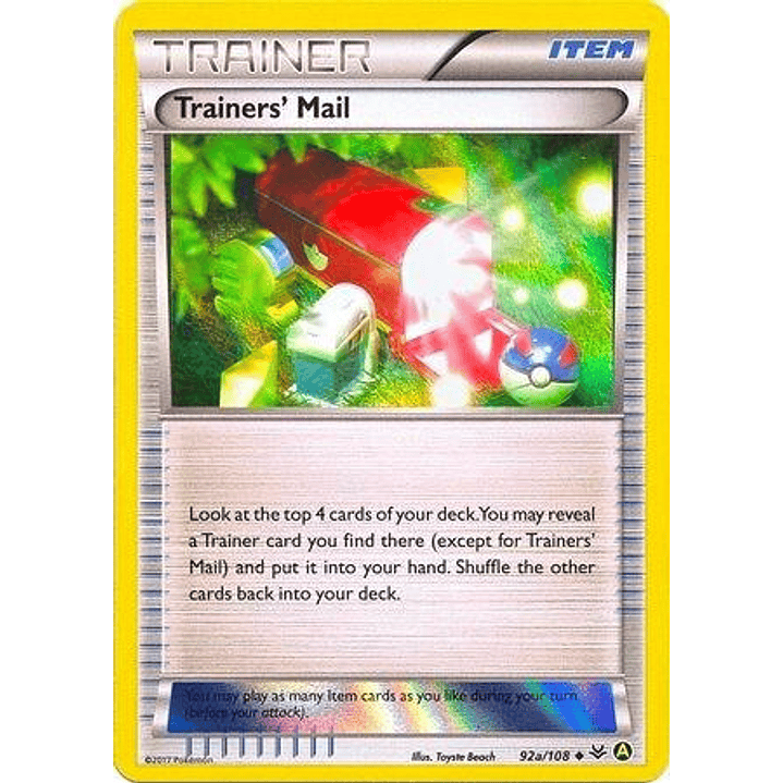 Trainers' Mail - 92a/108 (Holo) #092a 1