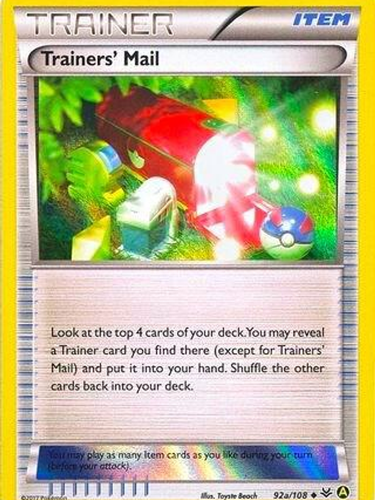 Trainers' Mail - 92a/108 (Holo) #092a 1