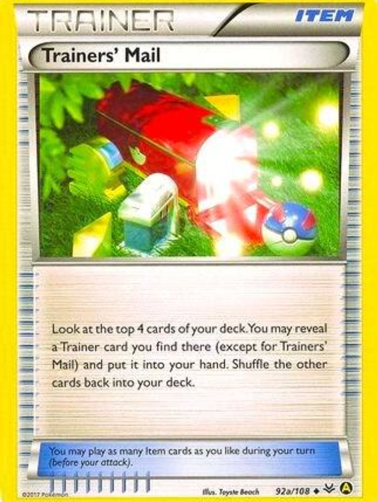 Trainers' Mail - 92a/108 (Non-Holo) #092a 1