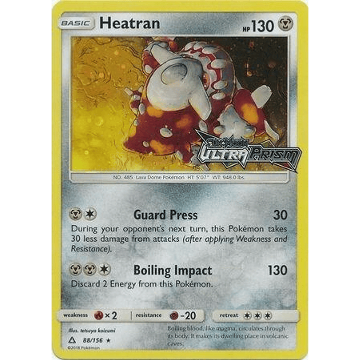 Heatran - 88/156 (Prerelease) #088 1