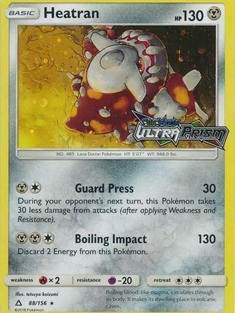 Heatran - 88/156 (Prerelease) #088 1
