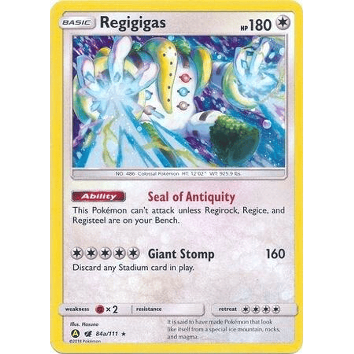 Regigigas - 84a/111 #084a 1