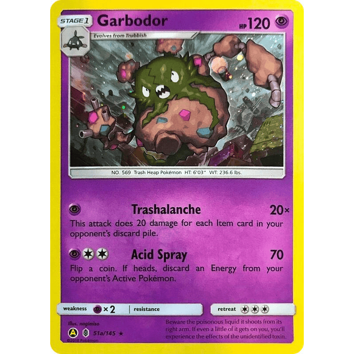 Garbodor - 51a/145 (Cosmos Holo) #051a 1