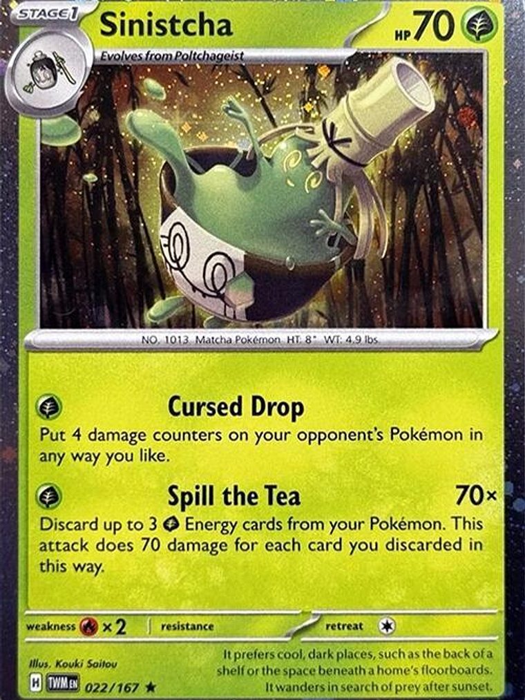 Sinistcha - 022/167 (Cosmos Holo) #022 1