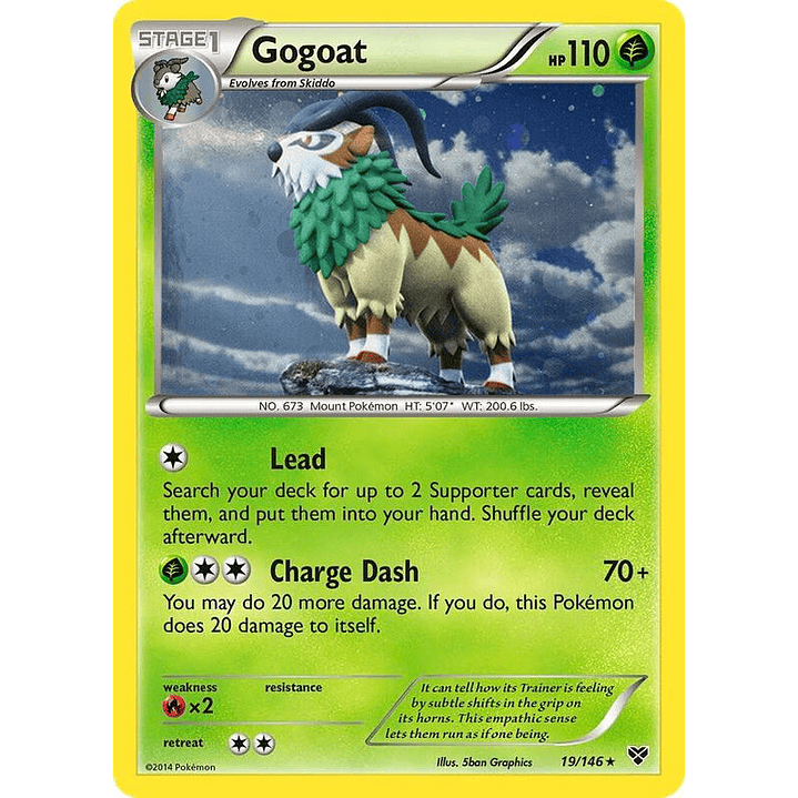Gogoat - 19/146 (Cosmos Holo) #019 1
