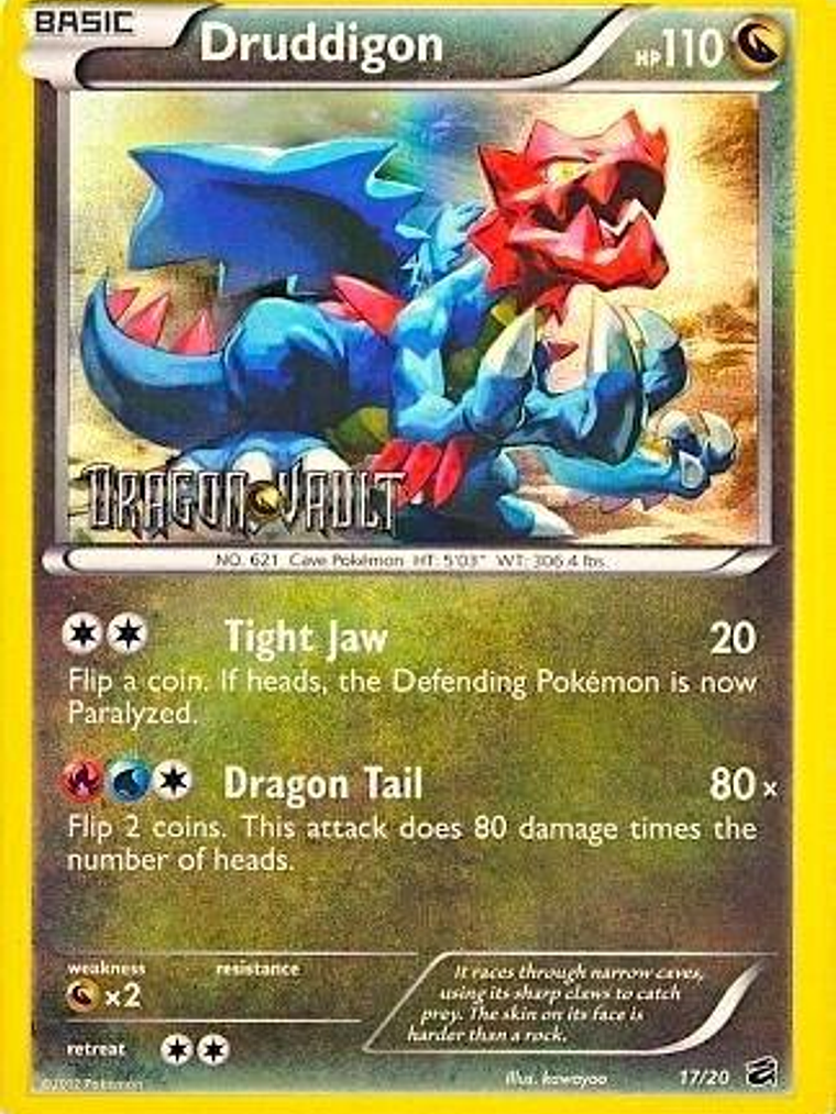 Druddigon - 17/20 (Dragon Vault) #017 1