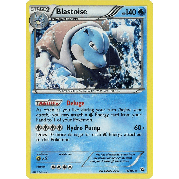 Blastoise - 16/101 (Cosmos Holo) #016 1