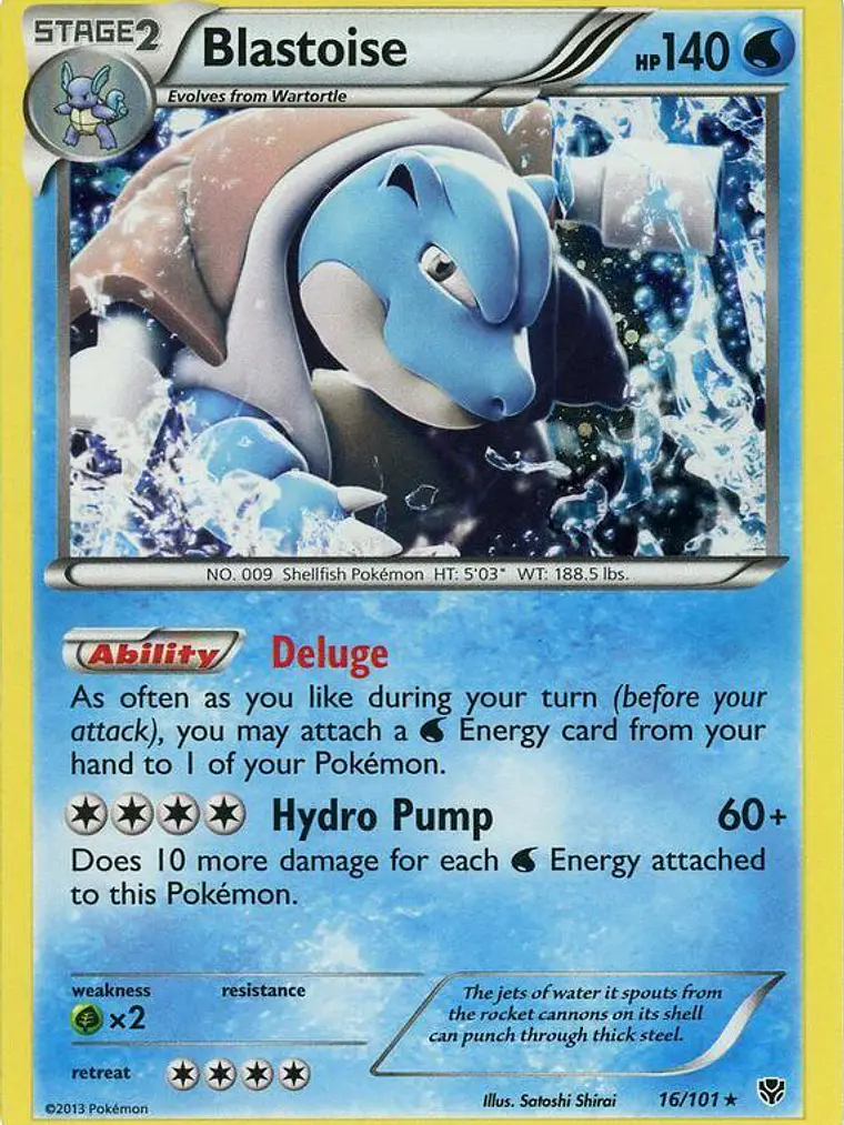 Blastoise - 16/101 (Cosmos Holo) #016 1