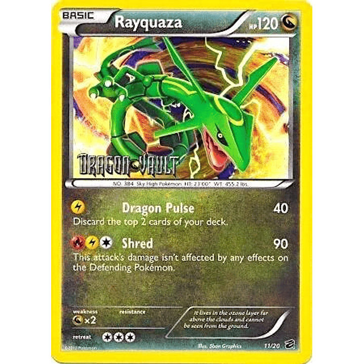 Rayquaza - 11/20 (Dragon Vault) #011 1