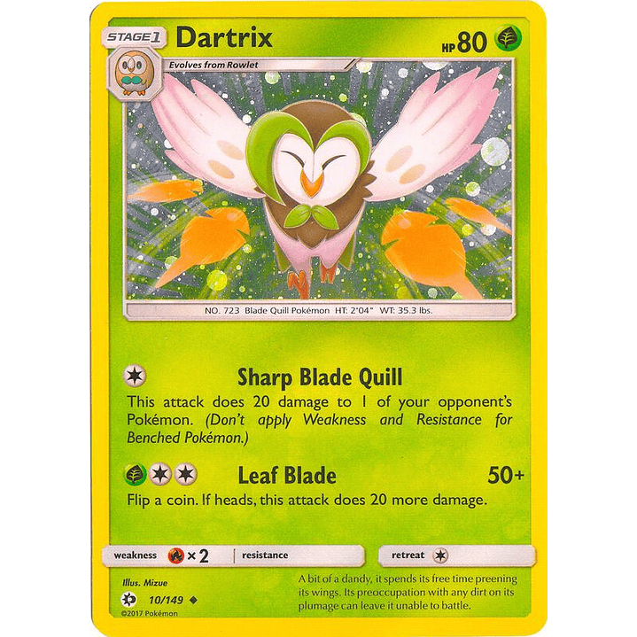 Dartrix - 10/149 (Cosmos Holo) #010 1