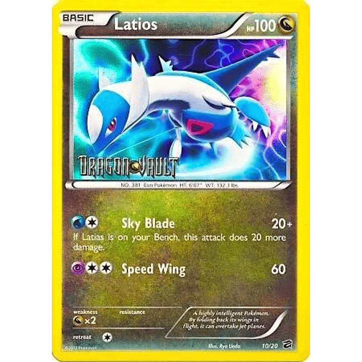 Latios - 10/20 (Dragon Vault) #010 1