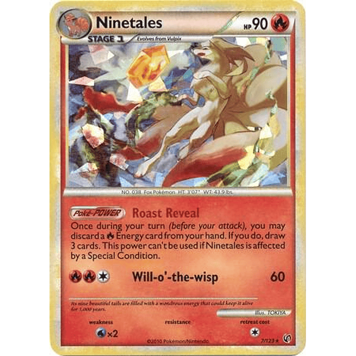 Ninetales - 7/123 (Cracked Ice) #007 1