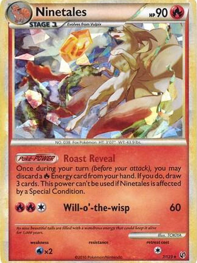 Ninetales - 7/123 (Cracked Ice) #007 1