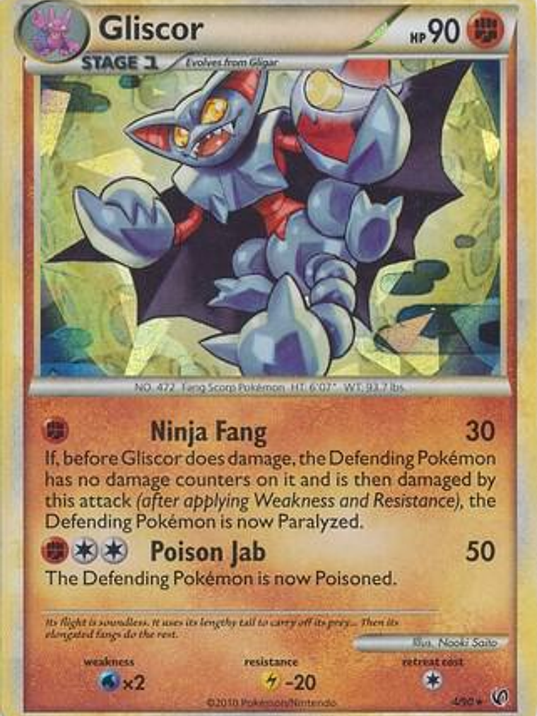 Gliscor - 4/90 (Cracked Ice Holo) #004 1