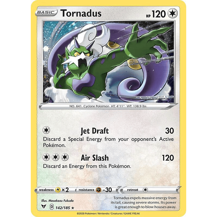 Tornadus - 142/185 (Cosmos Holo) #142 1