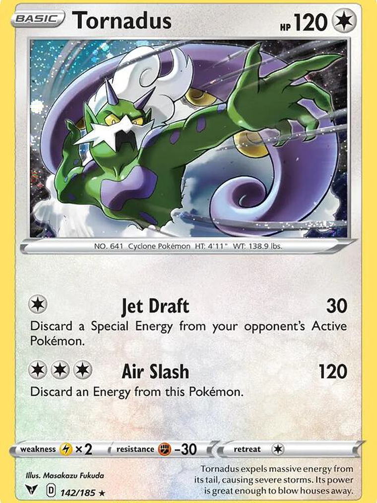 Tornadus - 142/185 (Cosmos Holo) #142 1