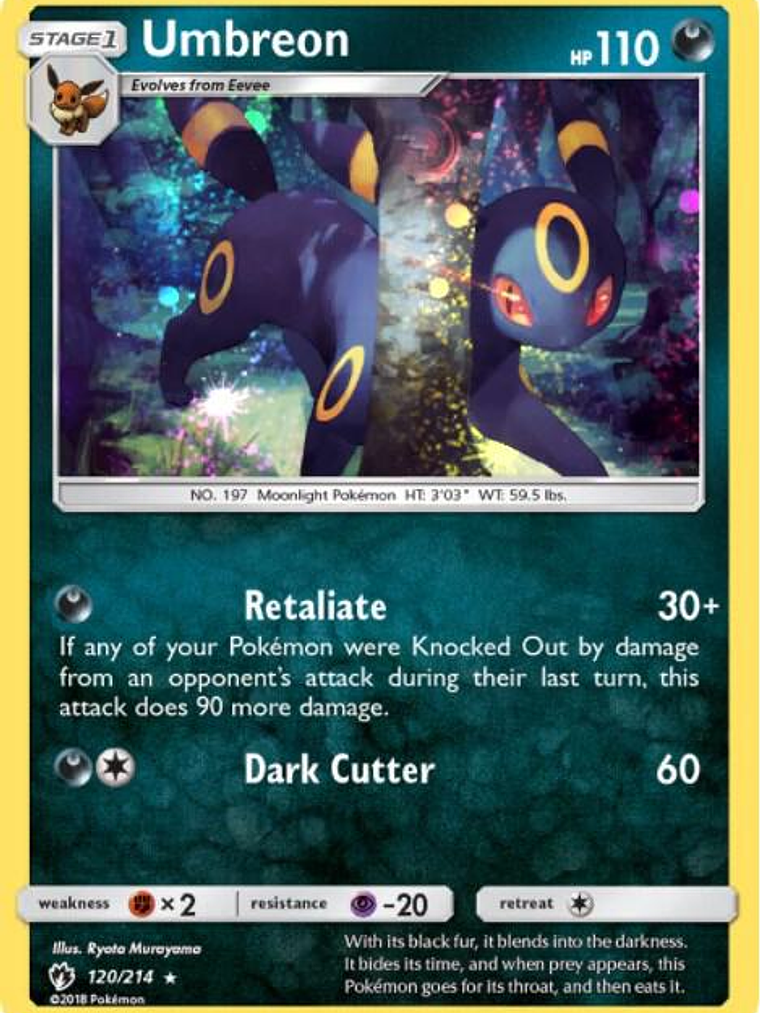 Umbreon - 120/214 (Cosmos Holo) #120 1