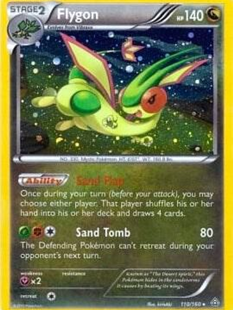 Flygon - 110/160 (Cosmos Holo) #110 1