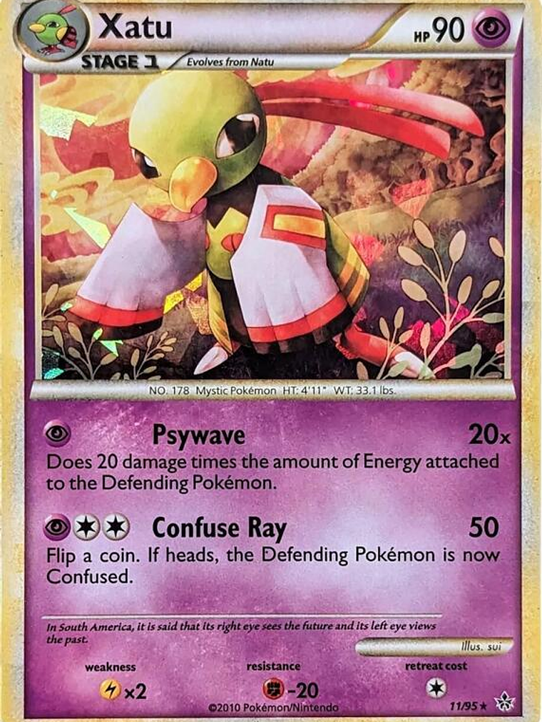 Xatu - 11/95 (Cracked Ice Holo) #11 1