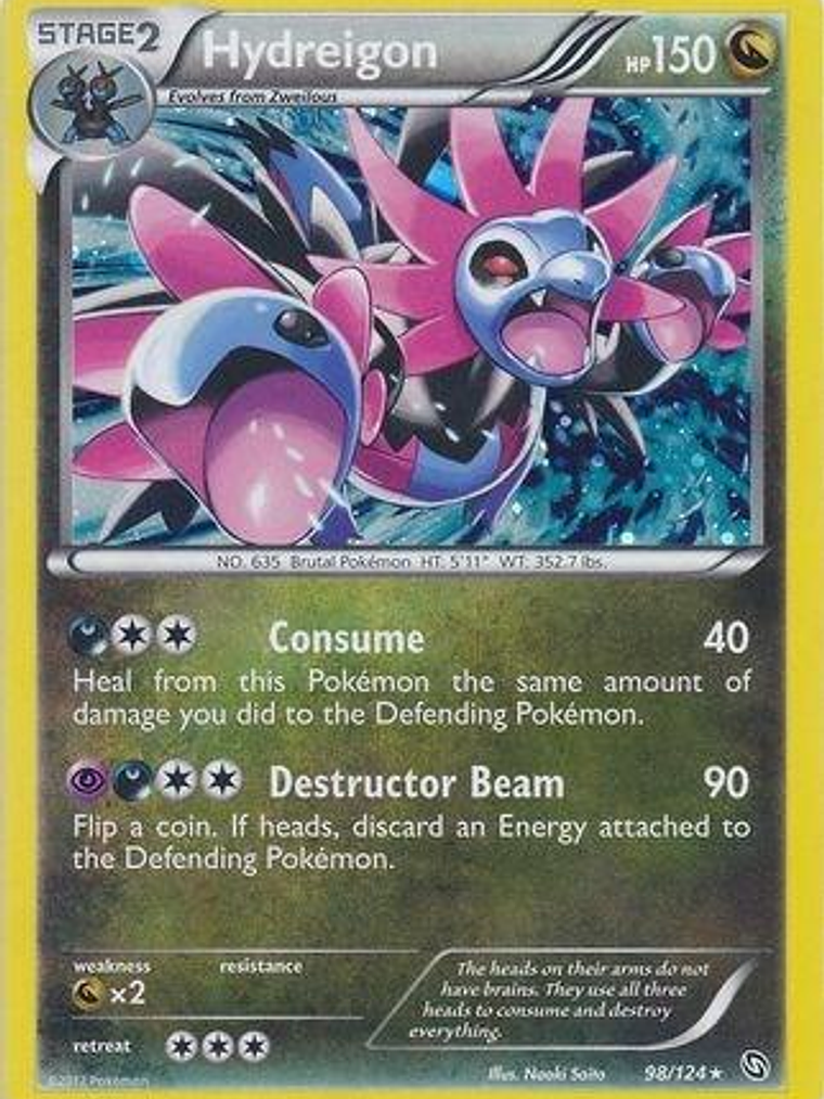 Hydreigon - 98/124 (Cosmos Holo) #098 1