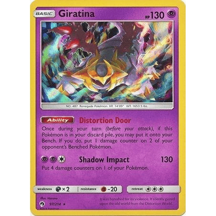 Giratina - 97/214 (Cosmos Holo) #097 1
