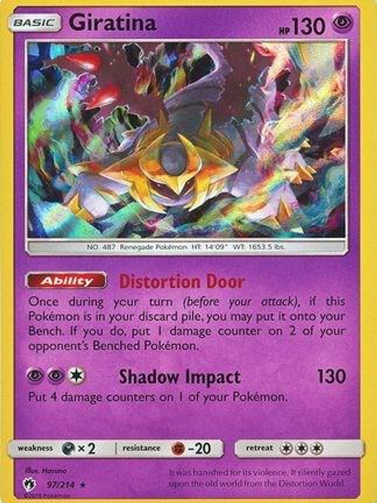 Giratina - 97/214 (Cosmos Holo) #097 1