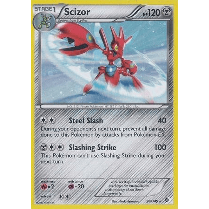 Scizor - 94/149 (Cosmos Holo) #094 1