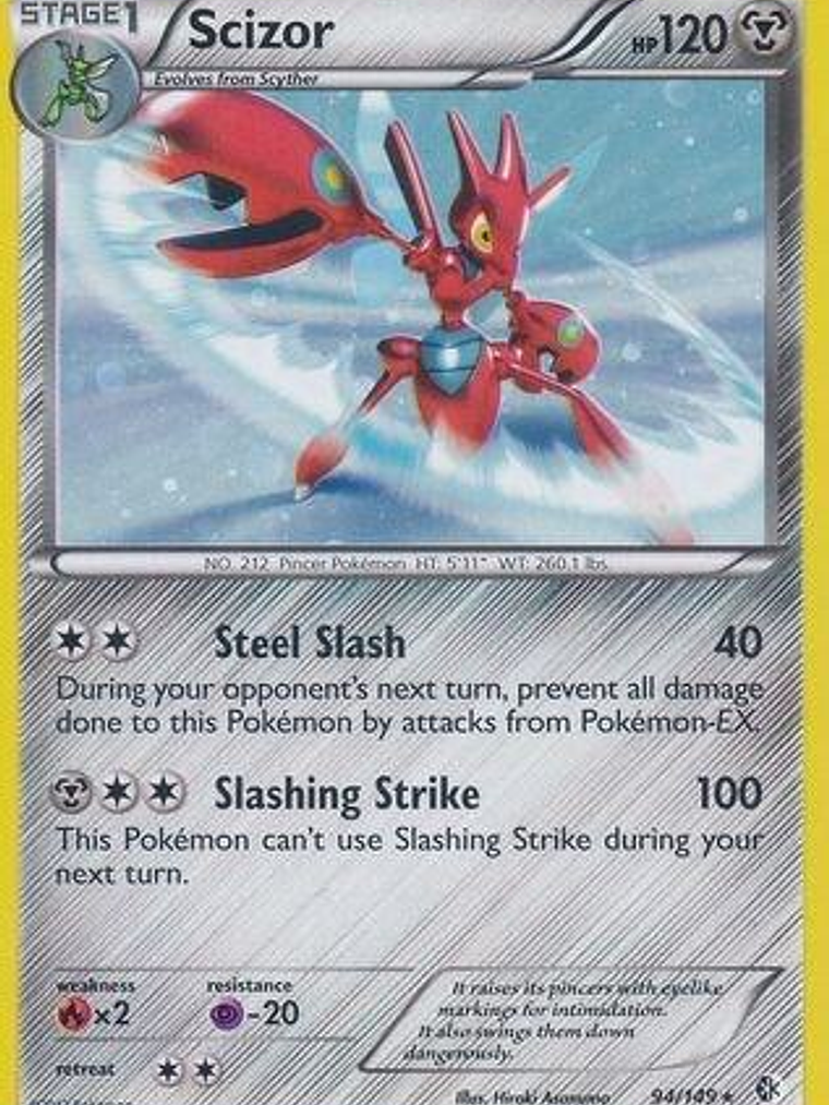 Scizor - 94/149 (Cosmos Holo) #094 1