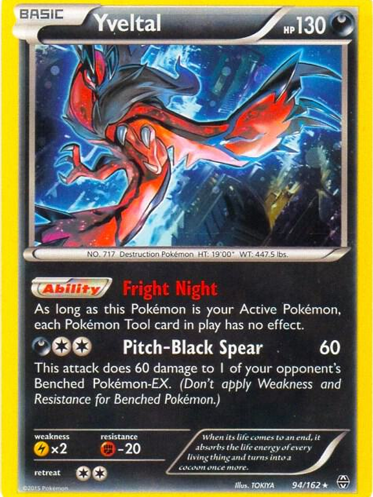 Yveltal - 94/162 (Cosmos Holo) #094 1