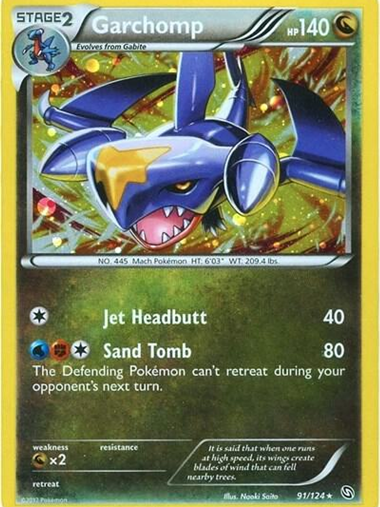 Garchomp - 91/124 (Cosmos Holo) #091 1