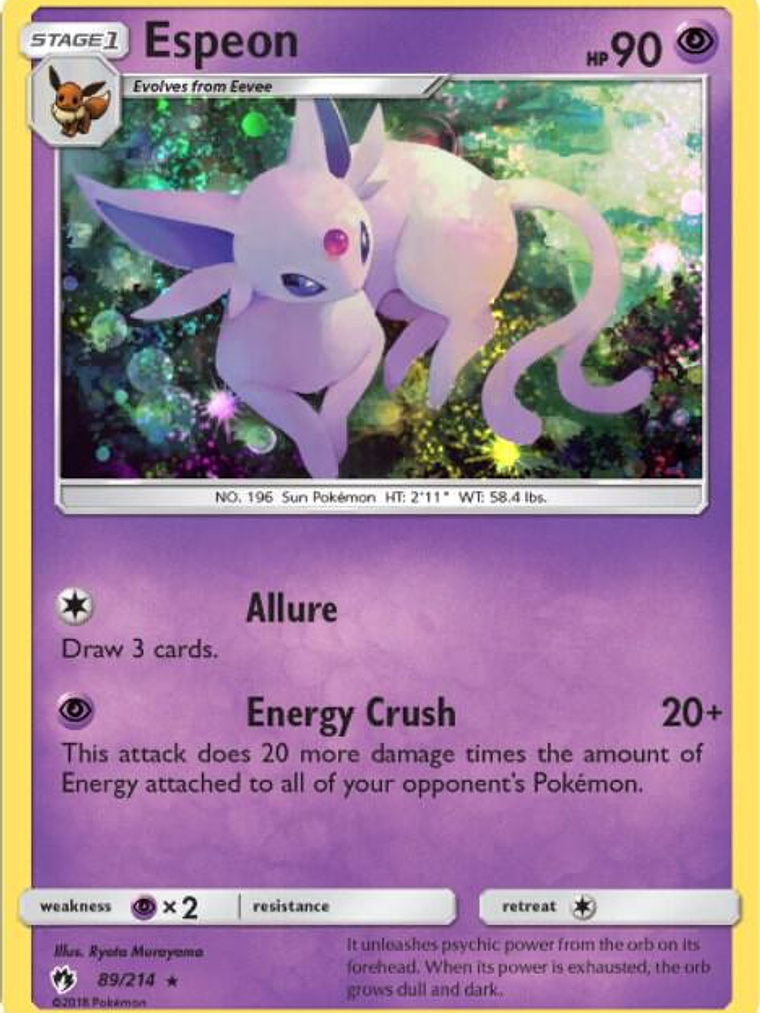 Espeon - 89/214 (Cosmos Holo) #089 1