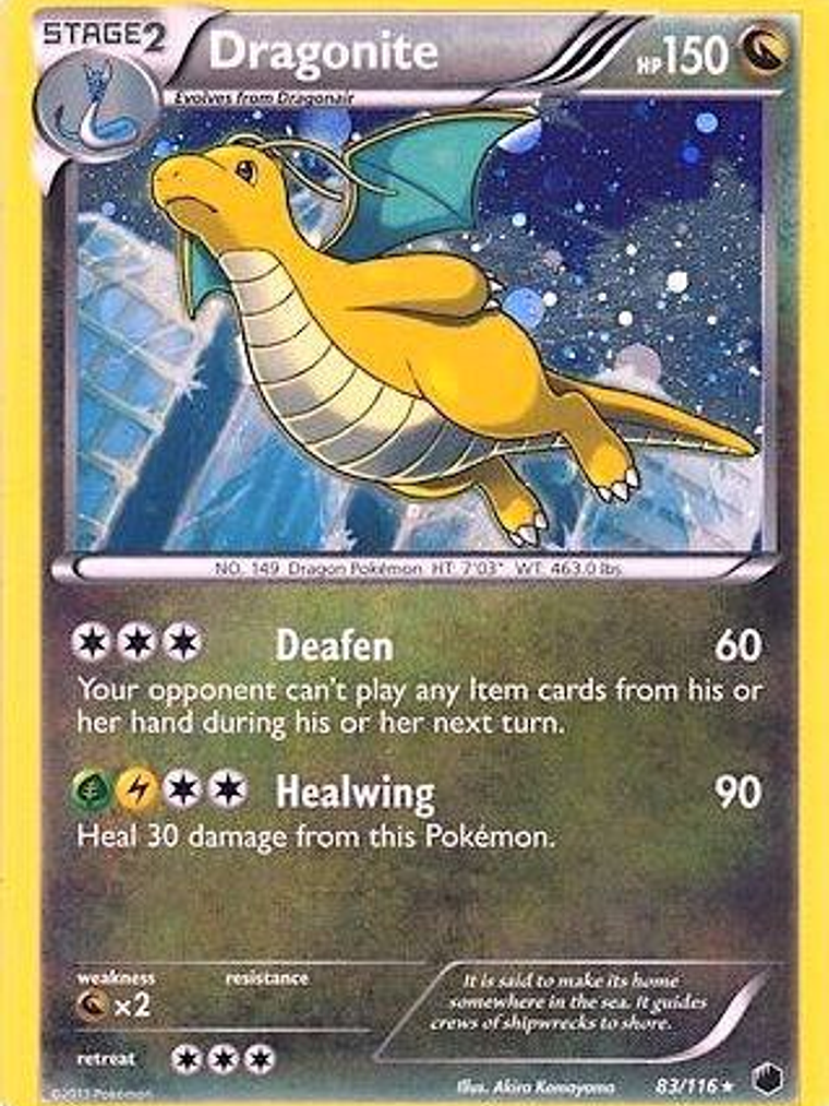 Dragonite - 83/116 (Cosmos Holo) #083 1