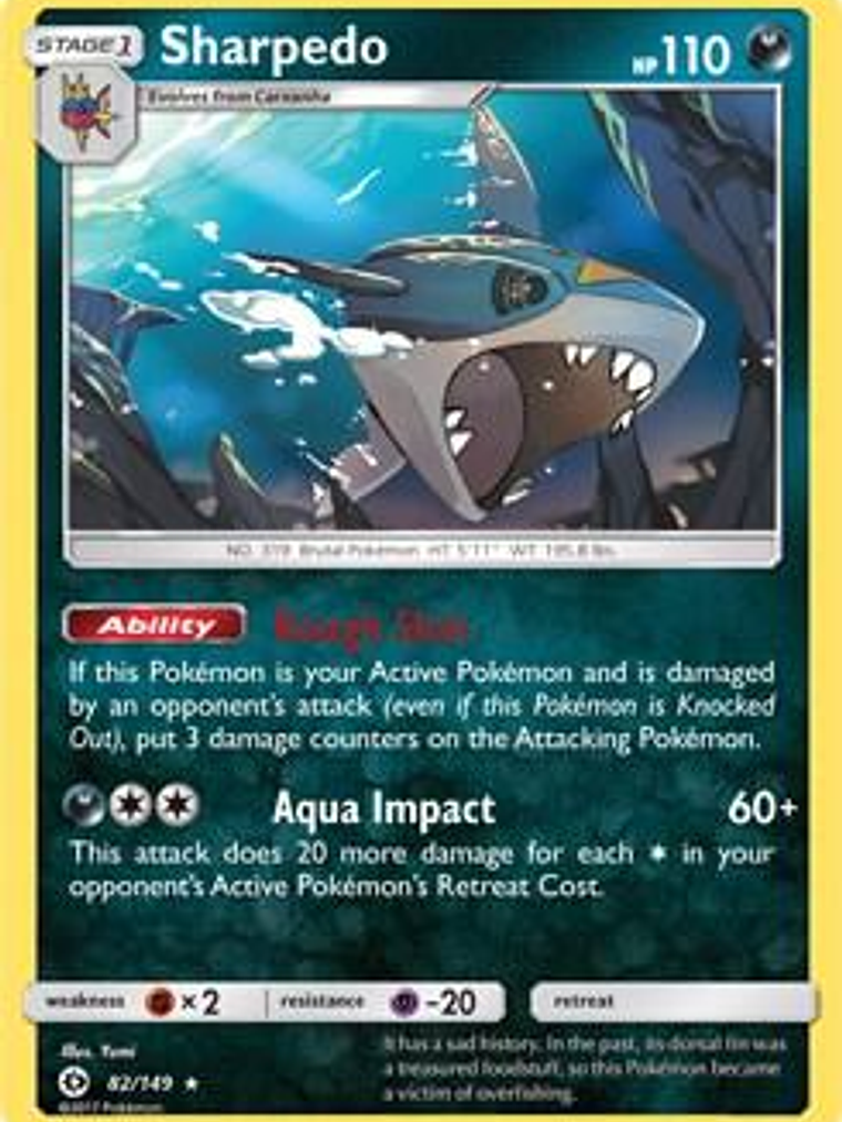 Sharpedo - 82/149 (Cosmos Holo) #082 1