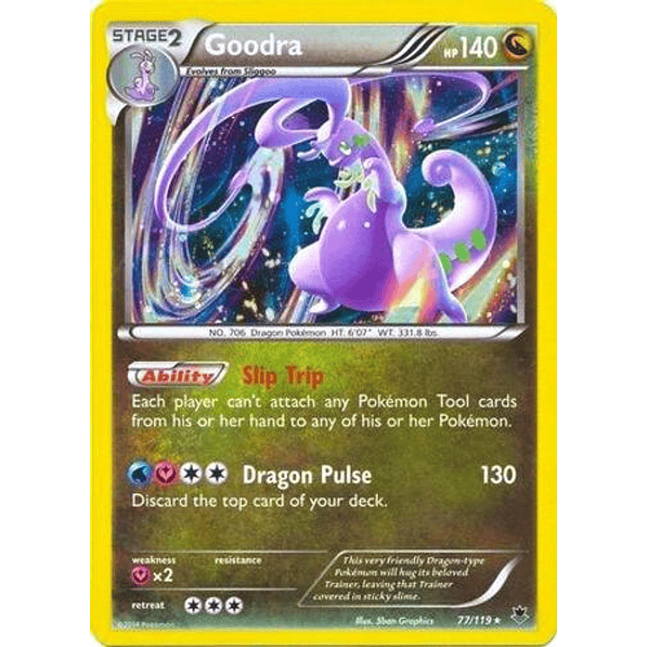 Goodra - 77/119 (Cosmos Holo) #077 1