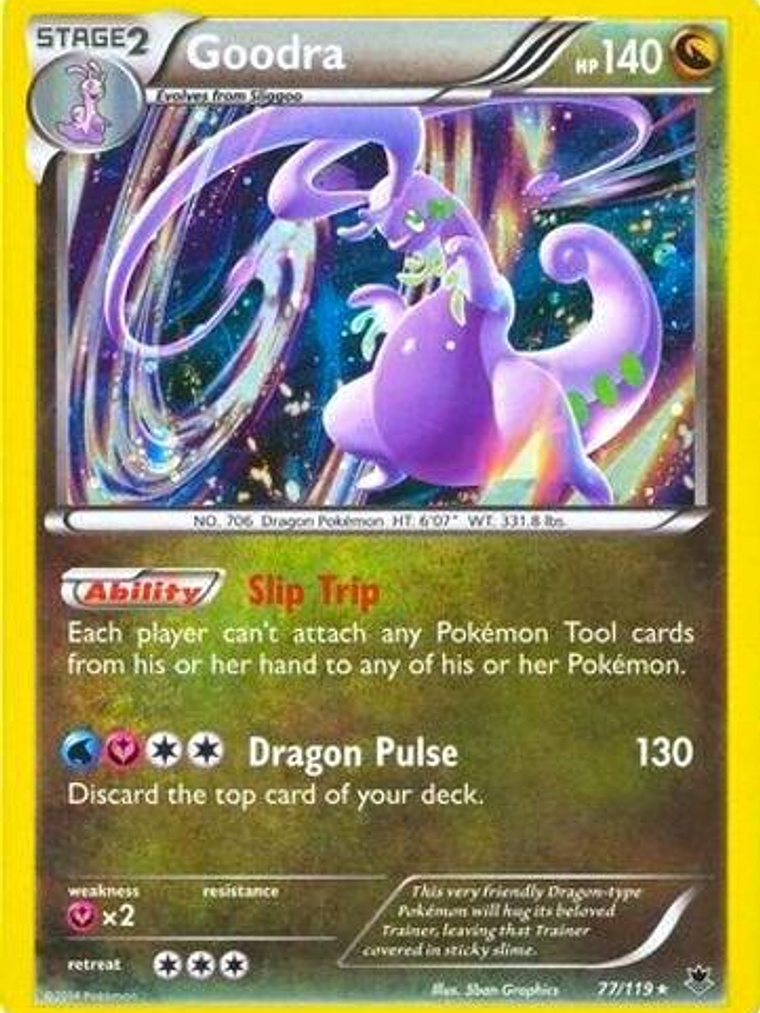Goodra - 77/119 (Cosmos Holo) #077 1