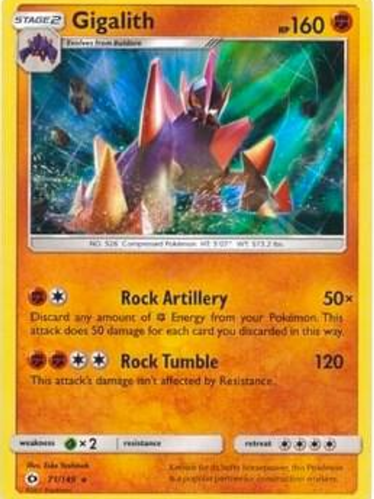 Gigalith - 71/149 (Cosmos Holo) #071 1