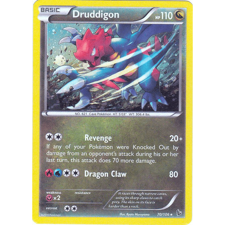Druddigon - 70/106(Cosmos Holo) #070 1