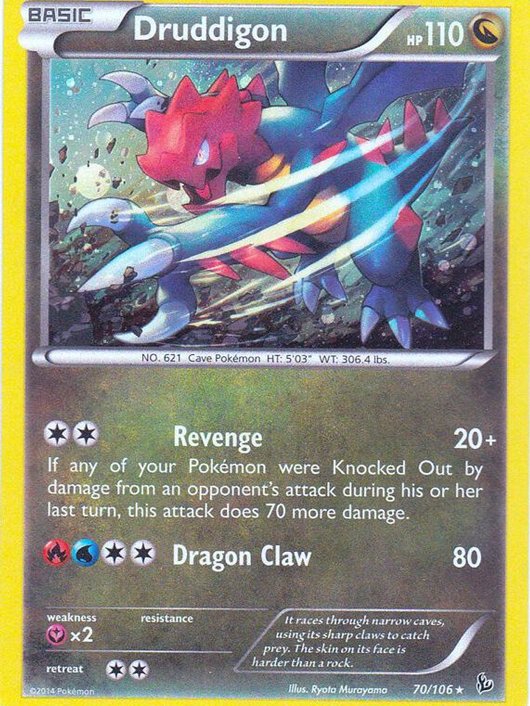 Druddigon - 70/106(Cosmos Holo) #070 1