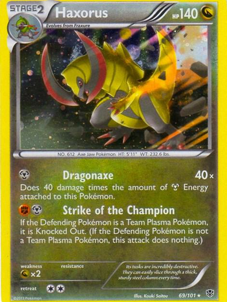 Haxorus - 69/101 (Cosmos Holo) #069 1