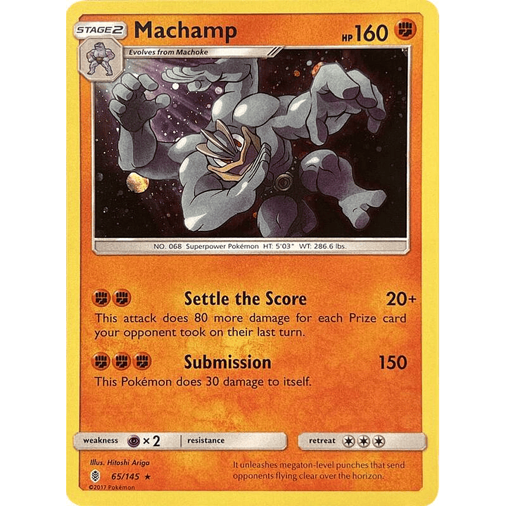 Machamp - 65/145 (Cosmos Holo) #065 1