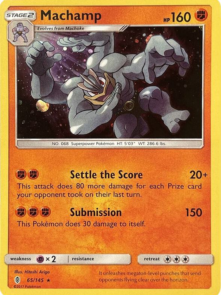 Machamp - 65/145 (Cosmos Holo) #065 1