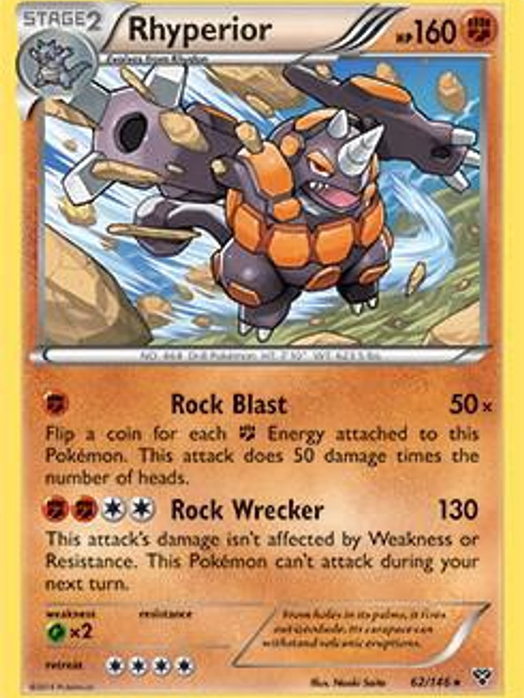 Rhyperior - 62/146 (Cosmos Holo) #062 1