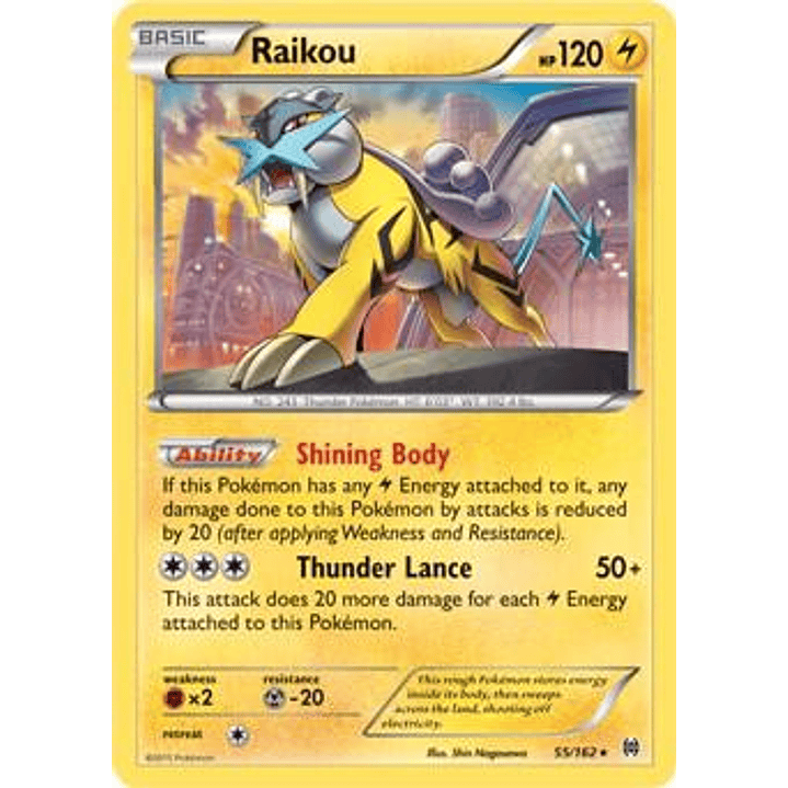 Raikou - 55/162 (Cosmos Holo) #055 1