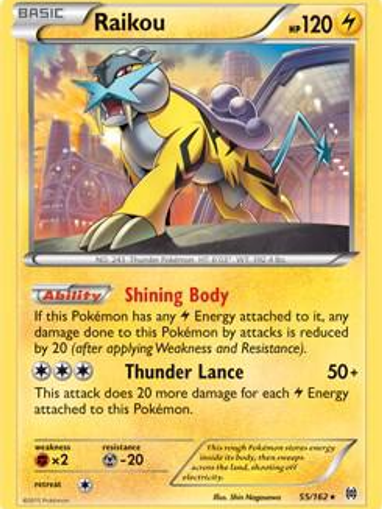 Raikou - 55/162 (Cosmos Holo) #055 1