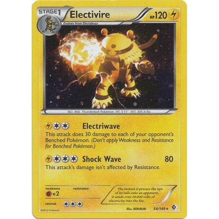 Electivire - 54/149 (Cosmos Holo) #054 1