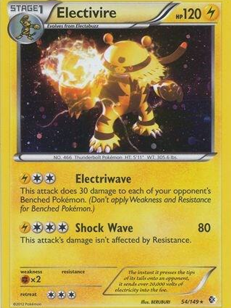 Electivire - 54/149 (Cosmos Holo) #054 1
