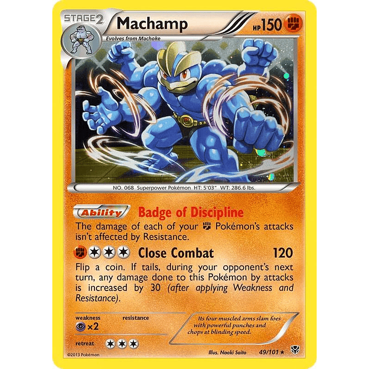 Machamp - 49/101 (Cosmos Holo) #049 1